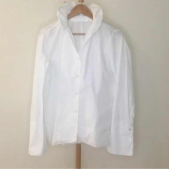 Marilyn Sybe Glamour White Long Sleeve Top - S16 - Picture 2 of 8